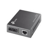 Convertidor Fibra Óptica Multimodo /  1 Puerto RJ45 10/100/1000 Mbps / Puerto Fibra Óptica SC 1000 Mbps / Hasta 550 metros / Plug and Play
