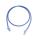 Patch Cord MC6 Modular Cat6 UTP, CM/LS0H, 3ft, Color Azul
