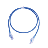 Patch Cord MC6 Modular Cat6 UTP, CM/LS0H, 3ft, Color Azul, Versión Bulk (Sin Empaque Individual)