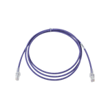 Patch Cord MC6 Modular Cat6 UTP, CM/LS0H, 7ft, Color Violeta, Versión Bulk (Sin Empaque Individual)