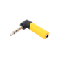 Conector Estéreo | 1/4in - 1/4in | Conector de angulo recto | Adaptador de Carcasa de Plastico