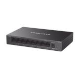 Switch NO Administrable / Para escritorio / Carcasa de Metal / 8 puertos 10/100/1000 Mbps / Diseño Compacto / Plug and Play