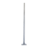 Poste de Acero Galvanizado para Videovigilancia, 3 m de altura.
