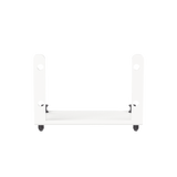 Soporte Para 2 Adaptadores de Fibra Óptica Opticom®, Para Uso con Gabinetes Multipropósito, de Instalación a Presión, Color Blanco