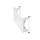 Accesorio Para Montaje de Equipos o Dispositivos en Gabinetes Multipropósito, de Instalación a Presión, de Acero, Color Blanco