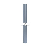 Mástil de Aluminio de 2" cal. 18  de 3 Metros de Longitud.