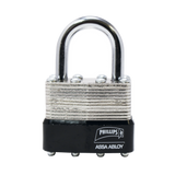 Candado Laminado 40 /  Llave Master con 4 Pernos de Combinación /Posee Doble Cerrojo para brindar Mayor Seguridad.