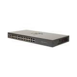 Switch cnMatrix EX1028  de 24 puertos Gigabit Ethernet y 4 SFP, Capa 2,  gestión en la nube