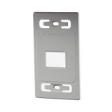 Placa de pared modular MAX, de 2 salidas, color blanco