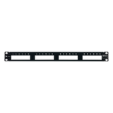 Patch Panel MAX Modular (vacío), de 24 Puertos, Plano, 1UR