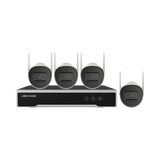 Kit IP Inalámbrico 4 Megapixel / NVR 4 Canales / 4 Cámaras Bala para Exterior / 1 HDD de 1 TB / Modo Repetidor