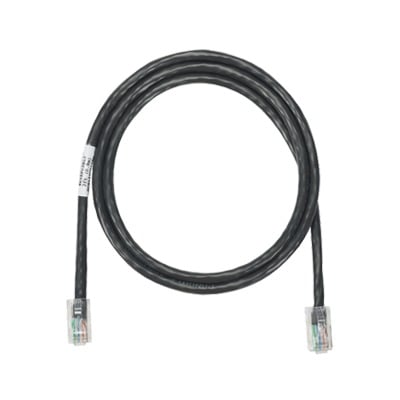 Cable de parcheo UTP Categoría 5e, con plug modular en cada extremo - 6 m. - Negro