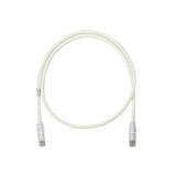 Cable de parcheo UTP Categoría 6, con plug modular en cada extremo - 2 m. - Blanco Mate