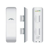 NanoStation airMAX M2 CPE,  hasta 150 Mbps, frecuencia 2 GHz (2412-2462 MHz) con antena integrada de 11 dBi
