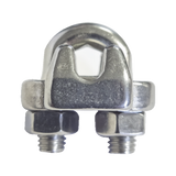 Nudo/ Perro/ Abrazadera Acero Forjado para Cable de 5/16", Acero Inoxidable.