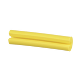 Manguito Porta Etiquetas de Identificación, Para Fibra Simplex de 2 mm, 1 in de Largo, Color Amarillo, Paquete de 100pz