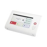 Terminal de Habitación IP para Hospitales / Lector RFID 125 KHz / Audio Bidireccional / SIP / PoE / Pantalla Táctil 7" / Compatible con NX1071 y NX1075