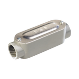 Caja oval roscada tipo C de 1 1/4" (31.8 mm) Incluye tapa y tornillos.