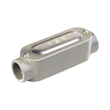 Caja oval roscada tipo C de 2" (50.8 mm) Incluye tapa y tornillos.