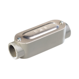 Caja Ovalada Roscada tipo C de 1/2" (12.7 mm) / Incluye tapa y tornillos.