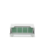 Distribuidor de Fibra Óptica para 144 empalmes, con 144 acopladores SC/APC y 144 pigtails SC/APC, 19", 3 UR