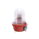 Lámpara de Obstrucción Roja/ Luz Fija Tipo L-810, LED de baja intensidad/ 120 - 240 Vca/ Luz Infraroja