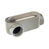Caja Oval Roscada tipo LR de 1/2" (12.7 mm) / Incluye tapa y tornillos.