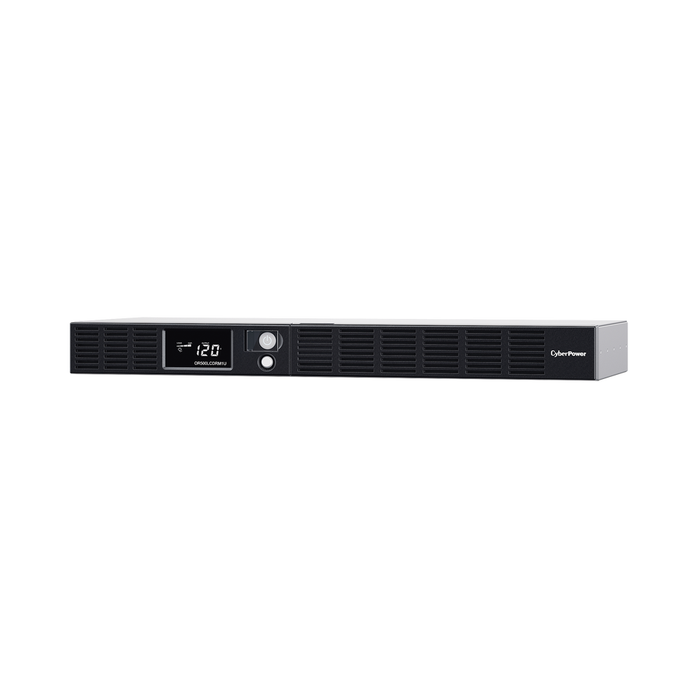 UPS de 500 VA/300 W, Topología Línea Interactiva, Entrada 120 Vca NEMA 5-15P, Tipo Rack 1 UR, Con 6 Tomas NEMA 5-15R