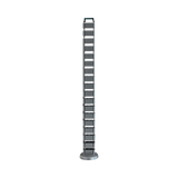 Organizador de cables vertical articulado, ideal para llevar los cables del piso a mesa o a la cubierta del escritorio de manera segura