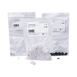 Plug RJ45 Cat6, Para Cable UTP  Calibre 23 a 26 AWG, Chapado en Oro de 50 micras, Bolsa con 50 piezas