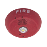 Sirena con Lámpara LED Estroboscópica / Montaje en Techo / Nivel de Candelas Seleccionable / Color Rojo / Nuevo Diseño Moderno y Elegante / Menor Consumo de Corriente