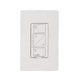 (Caseta Wireless) Atenuador de pared. Aumenta/Disminuye Intensidad de Iluminación.  No requiere cable neutro. 150W LED / 600W INC/HAL