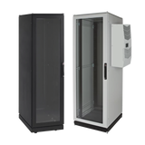 Gabinete de Telecomunicaciones ProLine V/D, 700 mm de Ancho, 800 mm de Profundidad, Compatible Con Aire Acondicionado Tipo G28, 42 UR, Color Gris Claro