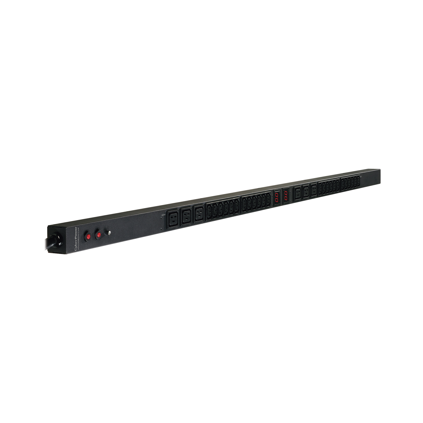 PDU Medible, Para Distribución de Energía, Entrada 200-230 NEMA L6-30P, Con 24 Tomas C13 Y 6 Tomas C19, de Instalación Vertical