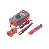 KIT Básico 3 en 1 con Multímetro Digital + Detector de Tensión sin Contacto + Comprobador de Fase GFCI