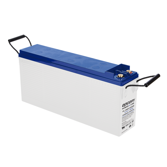 Batería Ciclo Profundo 12V, Terminales Laterales , 100 Ah / AGM-VRLA / Uso en Aplicación Fotovoltaica /Terminales Tipo Tornillo T4