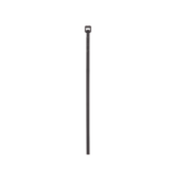 Cincho de Nylon 6.6 de Bloqueo, 203 mm largo x 2.5mm ancho, Color Negro, Exterior Resistente a Rayos UV, Paquete de 100pz