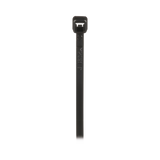 Cincho de Nylon 6.6 de Bloqueo, 203 mm largo x 2.5mm ancho, Color Negro, Exterior Resistente a Rayos UV, Paquete de 1000pz