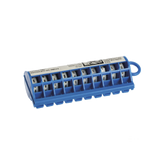 Dispensador de Etiquetas Marcadoras, Con rollos Pre-Impresos con Números 0-9, de 2.4 metros, Color Blanco