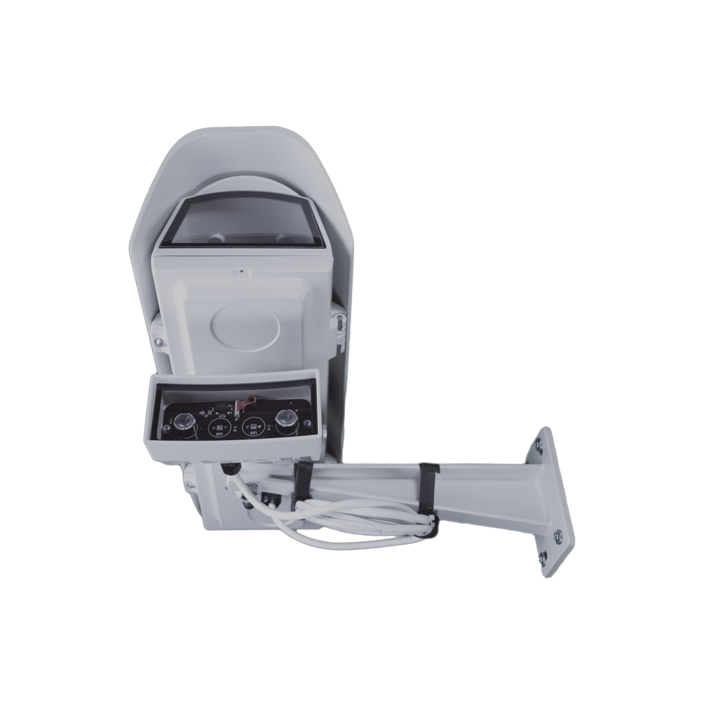 Camara LPR IP 4K con IA / P-Iris / WDR 120dB / H.265 / Captura de LPR hasta 10,000 imagenes / Protección IP67