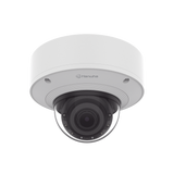 Cámara Domo 2MP Solid EDGE / Wisenet WAVE embebido / Antivandalica / Lente Motorizado de 4.38  A 9.33mm / P-Iris / WDR 120dB / 1TB SSD / IP66, IP67, IK10+, NEMA4X, IP6K9K