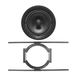 KIT de Bocina de Techo TruAudio de 8in PP8 con Soporte de Acero Rígido para Techos Suspendidos