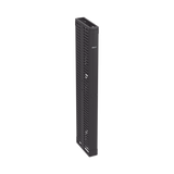 Organizador Vertical PatchRunner™, Doble (Frontal y Posterior), Para Rack Abierto de 45 Unidades, 6in de Ancho, Color Negro