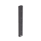 Organizador Vertical PatchRunner™, Sencillo (Solo Frontal), Para Rack Abierto de 45 Unidades, 6 in de Ancho, Color Negro