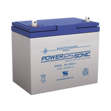 Batería 12V, 55AH, Para Respaldo, Tecnologías AGM/VRLA, 5 Años Vida Útil, Terminales U, Reconocida UL