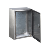 Gabinete de Acero Inoxidable IP66 Uso en Intemperie (600 x 800 x 200 mm) con Placa Interna Galvanizada.