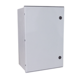Gabinete de Poliéster IP55 Uso en Exterior (800 x 1000 x 300 mm) con Placa Trasera Interior de Plástico (Incluye Chapa y Llave).