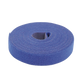 Cinta de Contacto Autoadherente Color Azul / 1.6 cm x 25 metros / Espalda con Espalda (Gancho y Bucle)