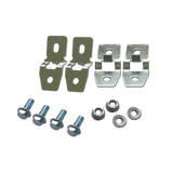 Juego de 4 Pestañas Metálicas para Fijación a Pared de Gabinetes Línea PST. Incluye tornillo y tuerca.