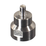 Adaptador UNIDAPT Hembra a SMB Jack (Pin Macho), Plata/ Oro/ Teflón.